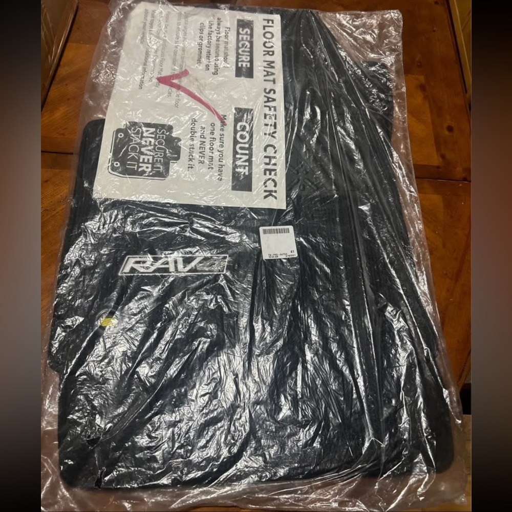 2019-2023 Toyota RAV4 OEM Floor Mats Black Carpet Cloth Brand New Full Set